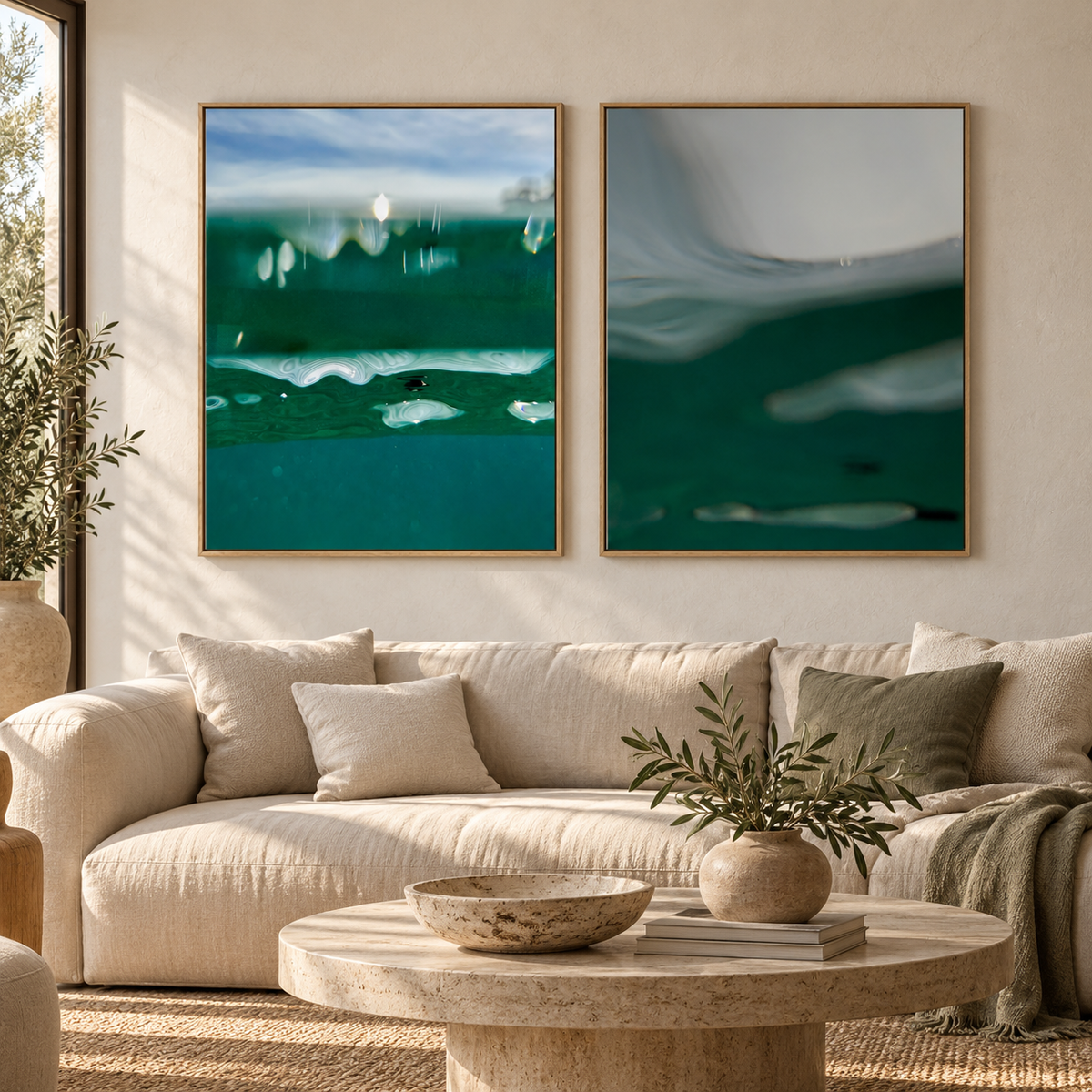 Between Two Worlds I & II — Canvas Print Pair