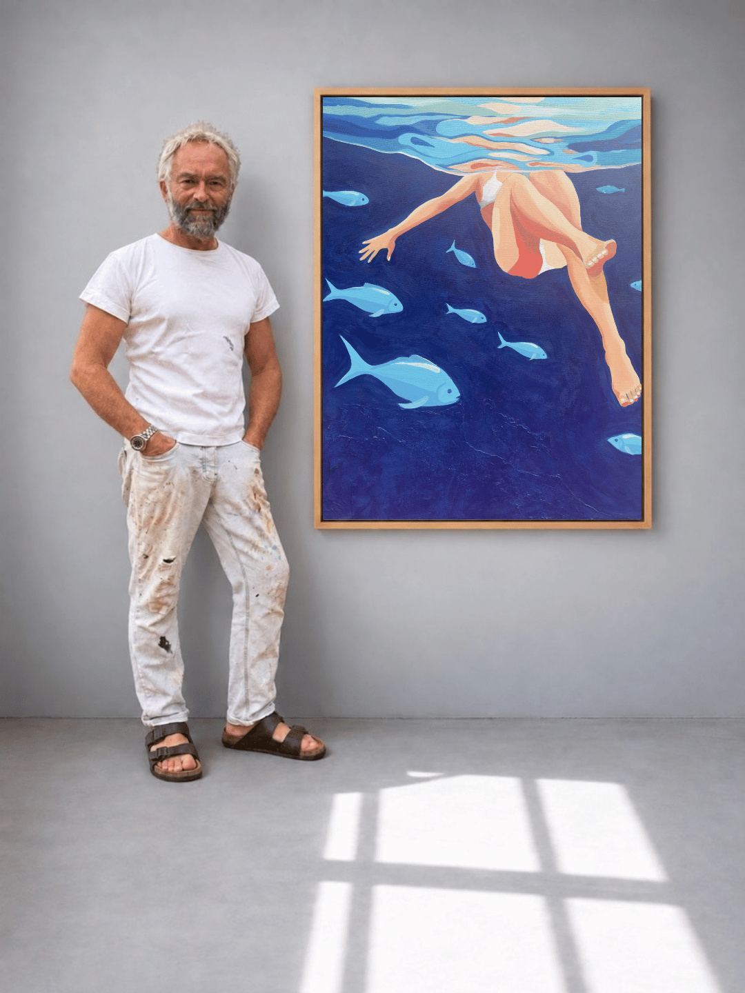 Swimming with fish