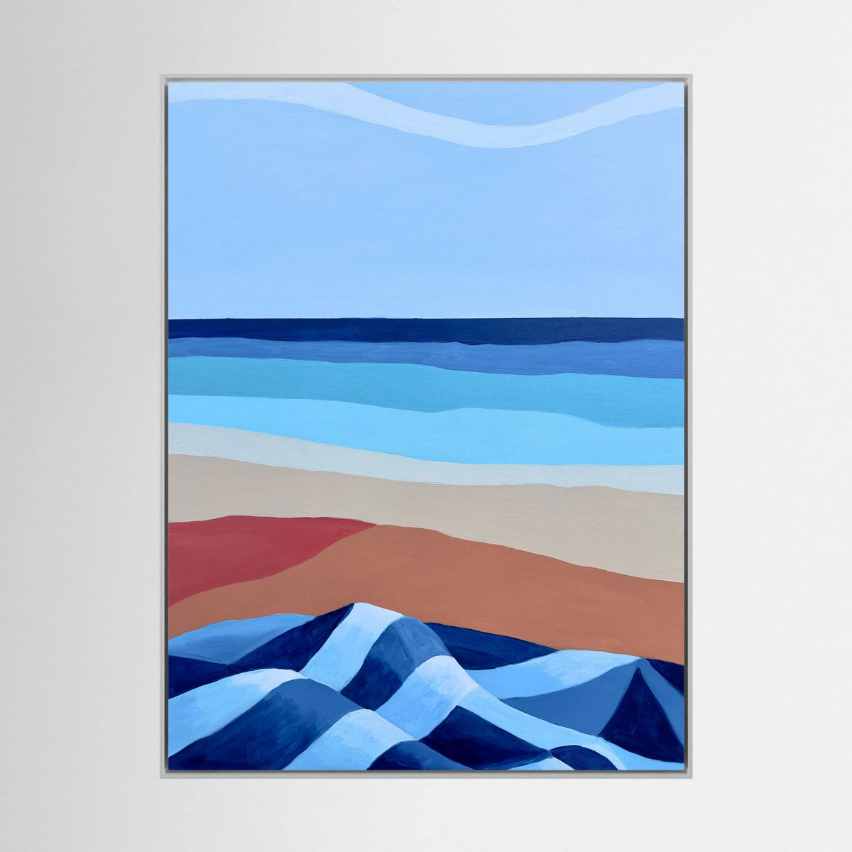 Blanket on the beach