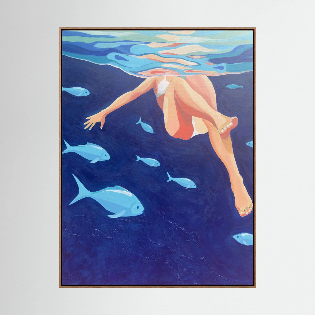 Swimming with fish