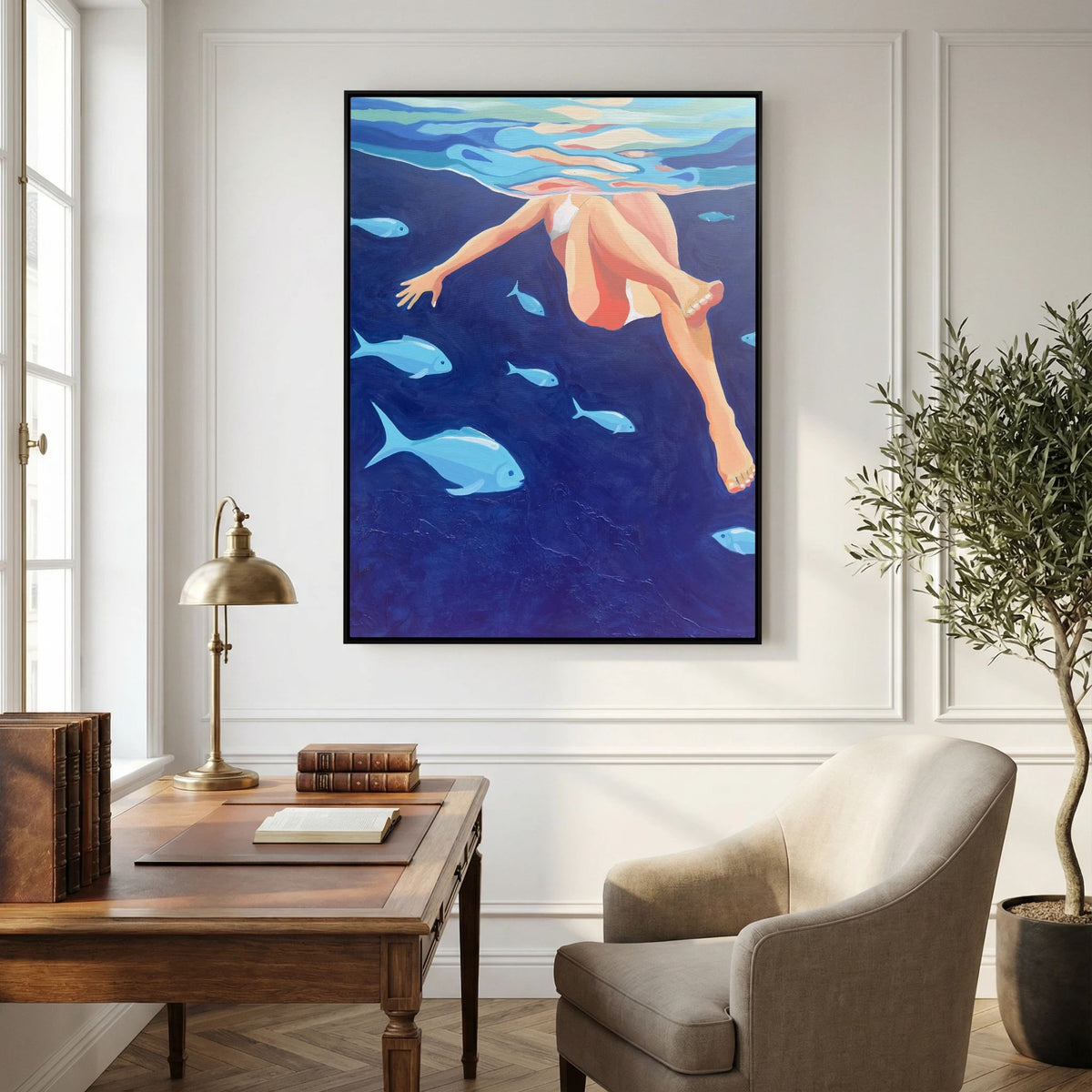 Swimming with fish