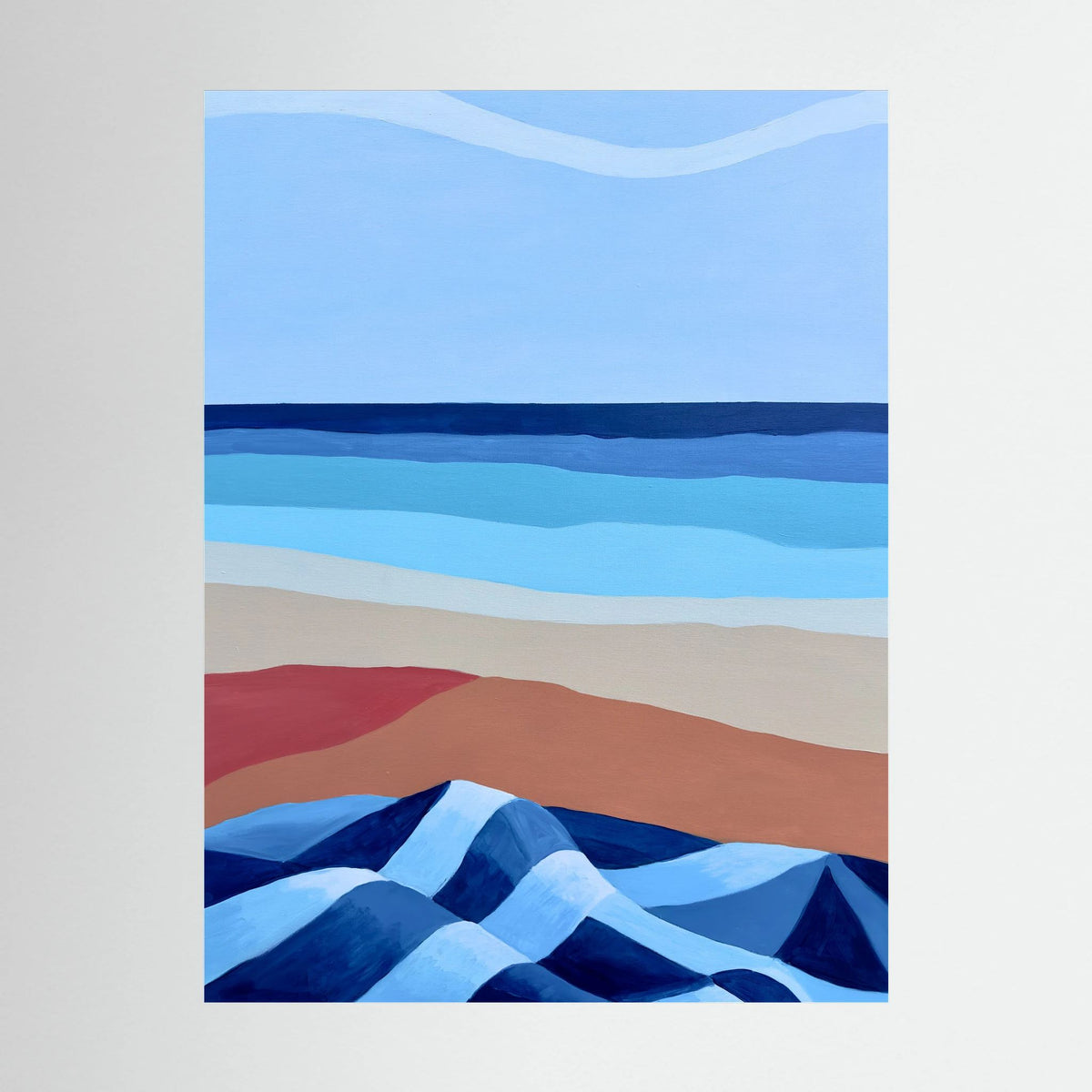 Blanket on the beach