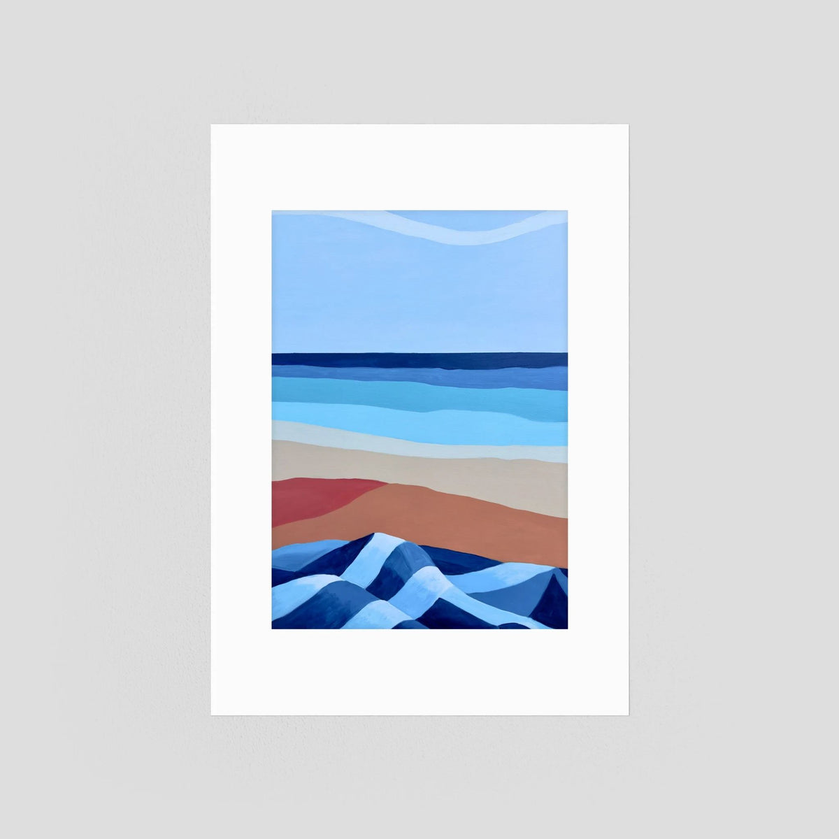 Blanket on the beach
