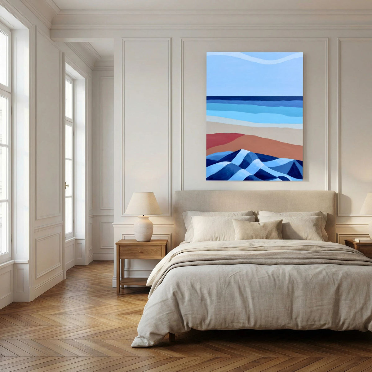 Blanket on the beach