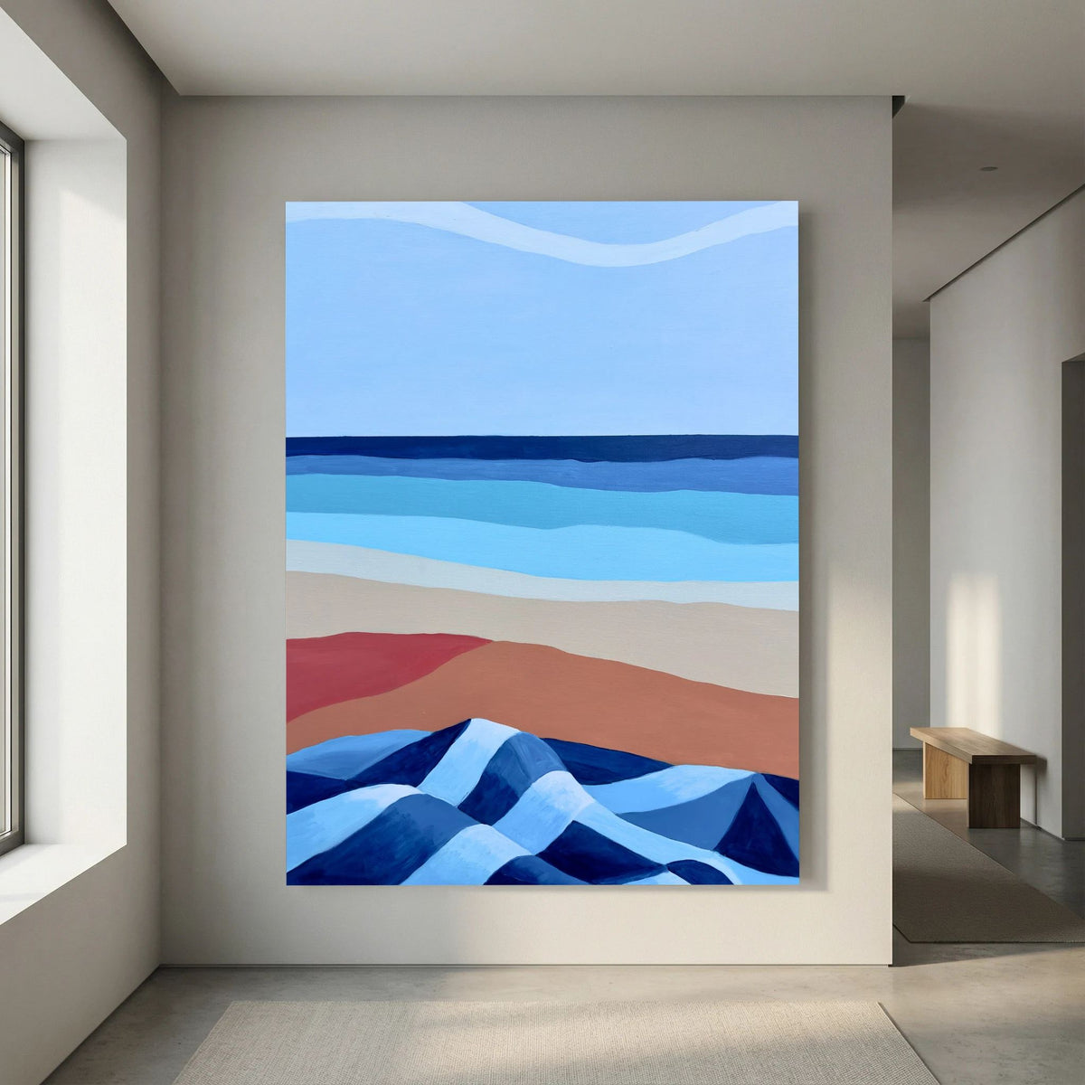 Blanket on the beach