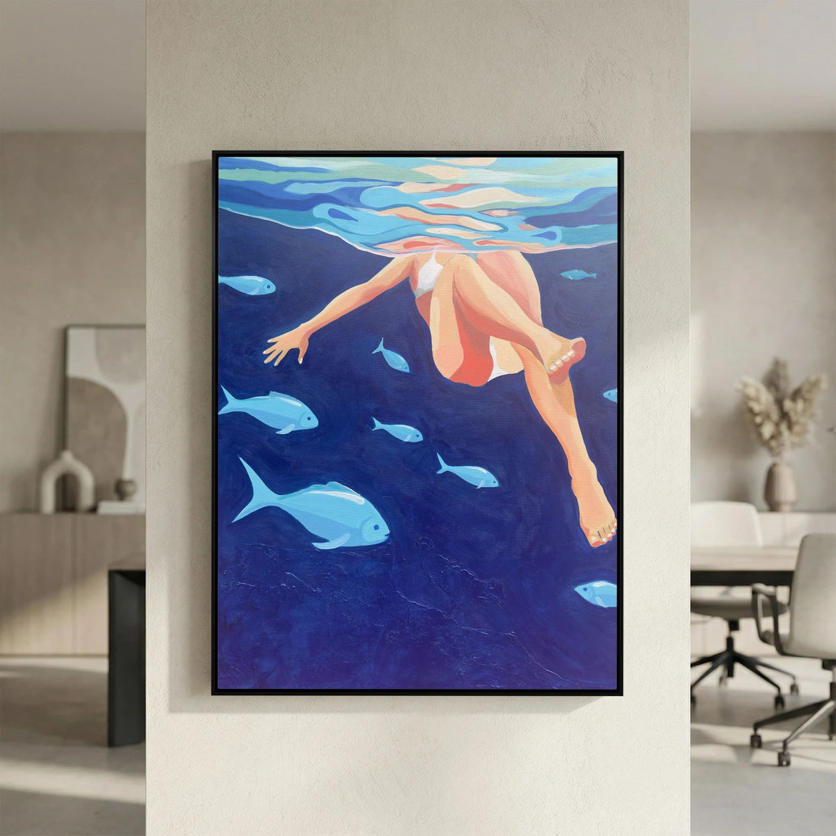 Swimming with fish
