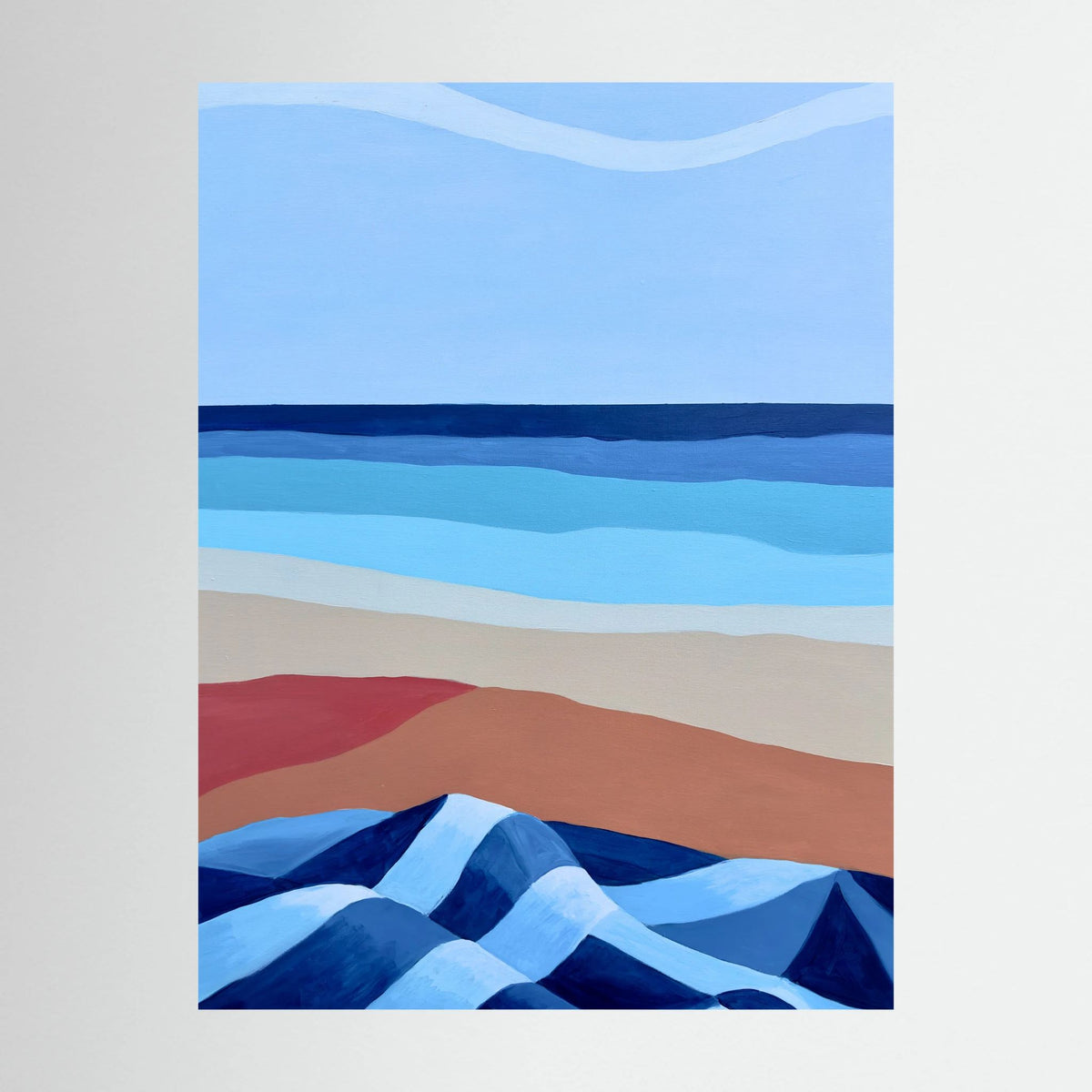 Blanket on the beach